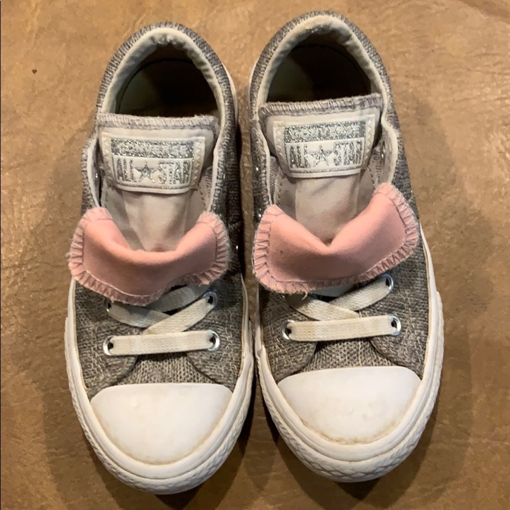 Girls Size 11 Converse Low Tops